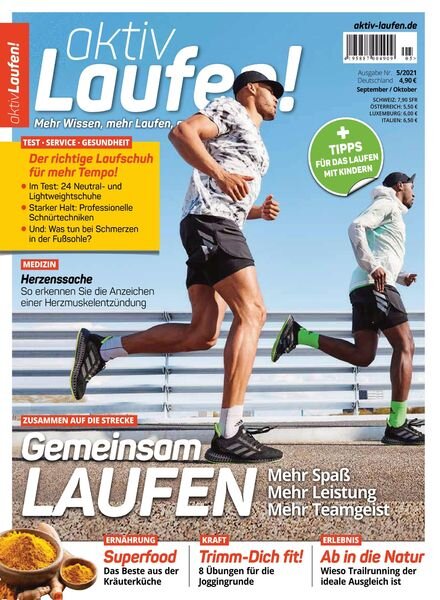 aktiv Laufen – August 2021 Cover