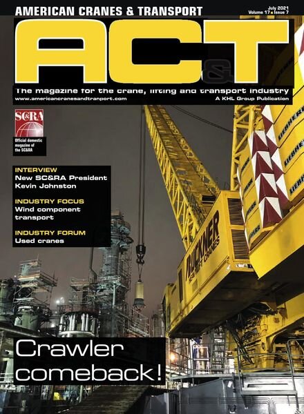 American Cranes & Transport – July 2021 Cover