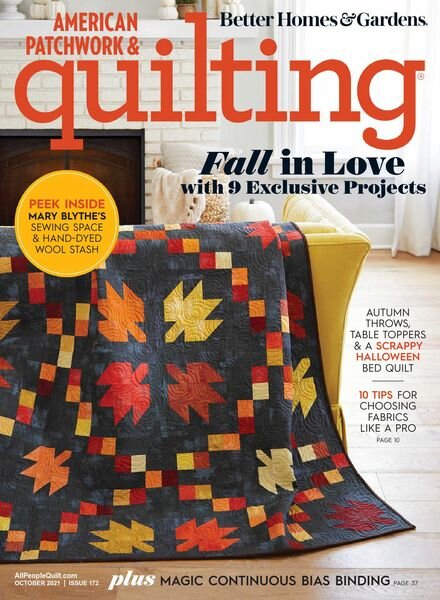 American Patchwork & Quilting – October 2021 Cover