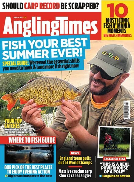 Angling Times – 10 August 2021 Cover