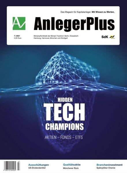 AnlegerPlus – August 2021 Cover