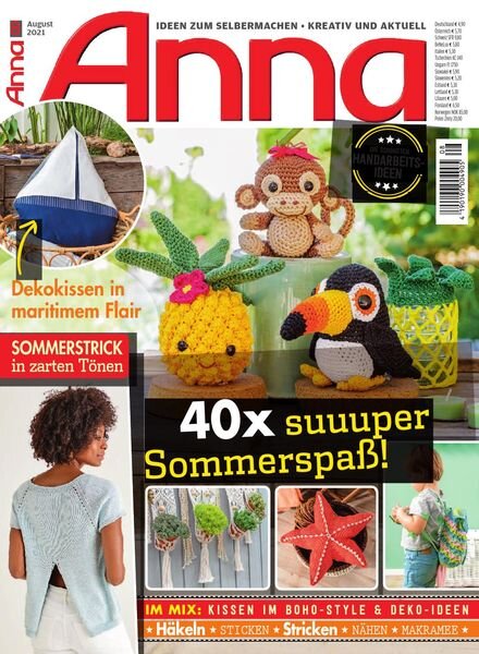Anna Germany – August 2021 Cover