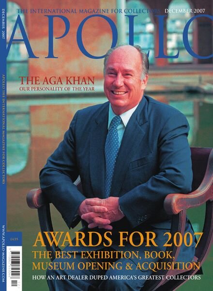 Apollo Magazine – December 2007 Cover
