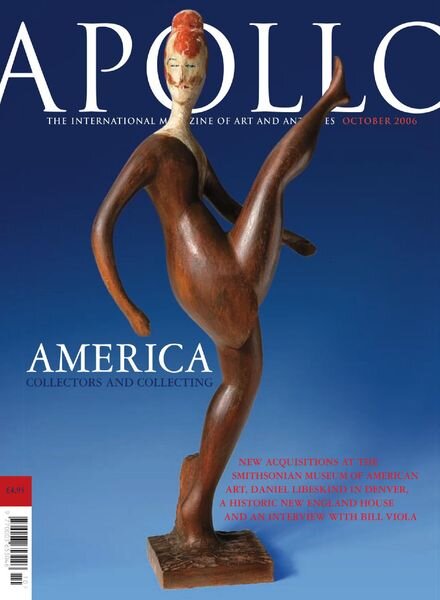 Apollo Magazine – October 2006 Cover
