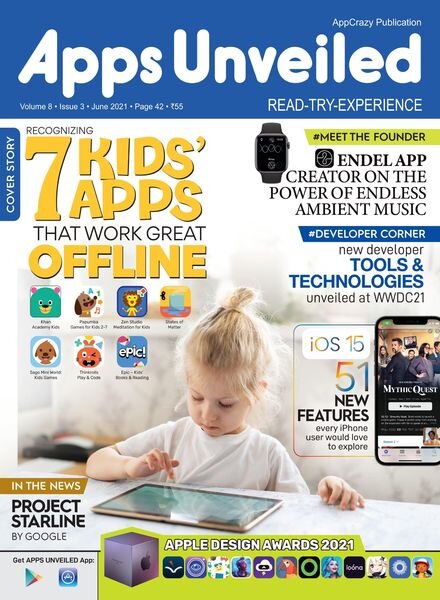 Apps Unveiled – July 2021 Cover