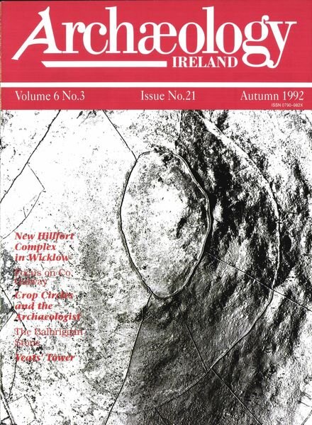 Archaeology Ireland – Autumn 1992 Cover