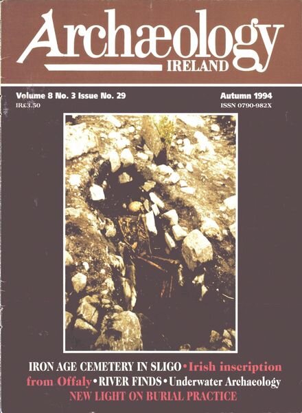 Archaeology Ireland – Autumn 1994 Cover