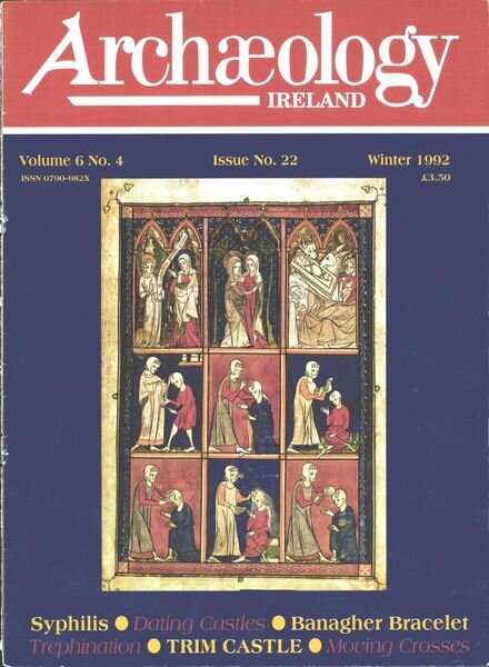 Archaeology Ireland – Winter 1992 Cover