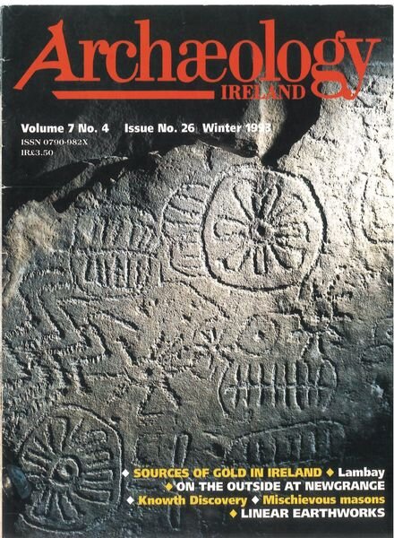 Archaeology Ireland – Winter 1993 Cover