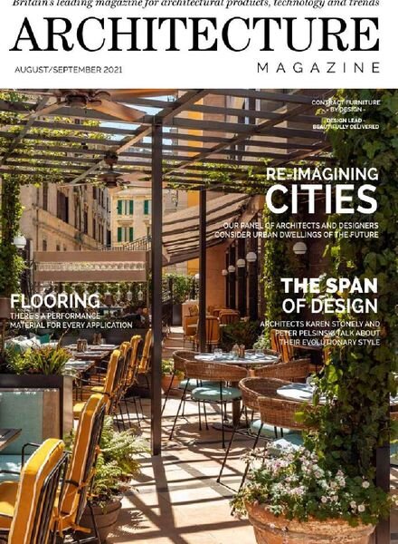 Architecture Magazine – August-September 2021 Cover