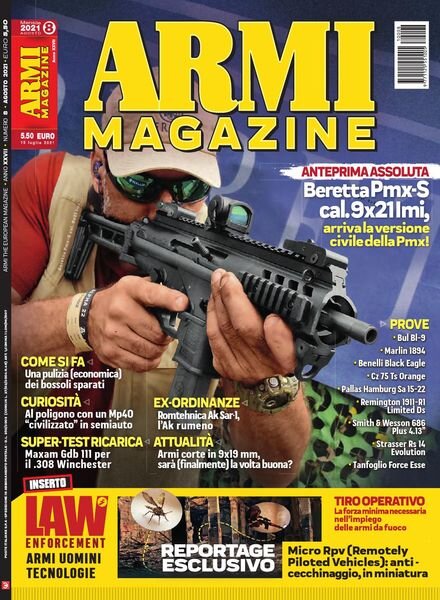 Armi Magazine – Agosto 2021 Cover