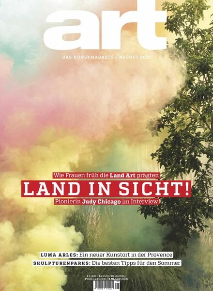 Art Magazin – August 2021 Cover