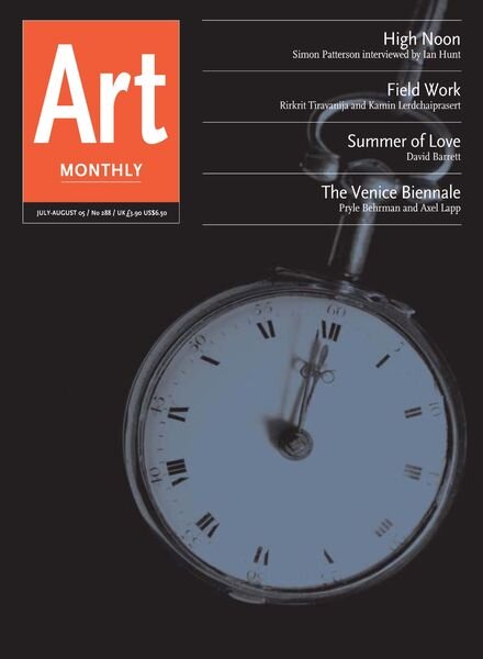Art Monthly – Jul-Aug 2005 Cover