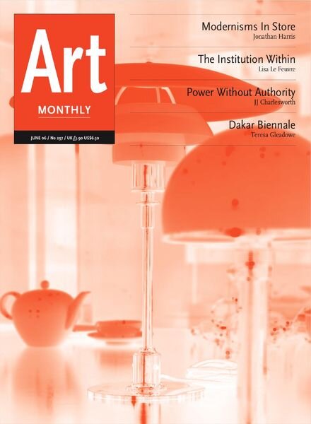 Art Monthly – June 2006 Cover