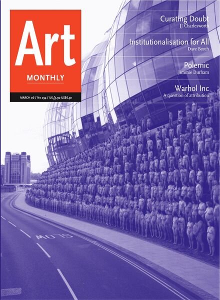 Art Monthly – March 2006 Cover