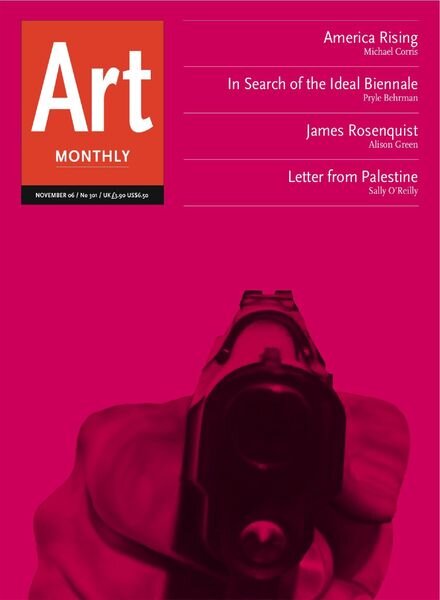 Art Monthly – November 2006 Cover