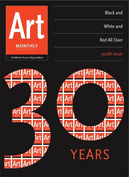 Art Monthly – October 2006 Cover