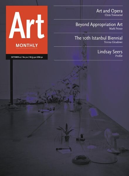 Art Monthly – October 2007 Cover