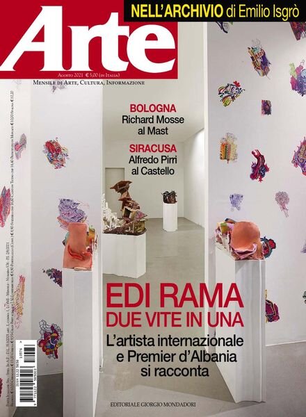 Arte – Agosto 2021 Cover