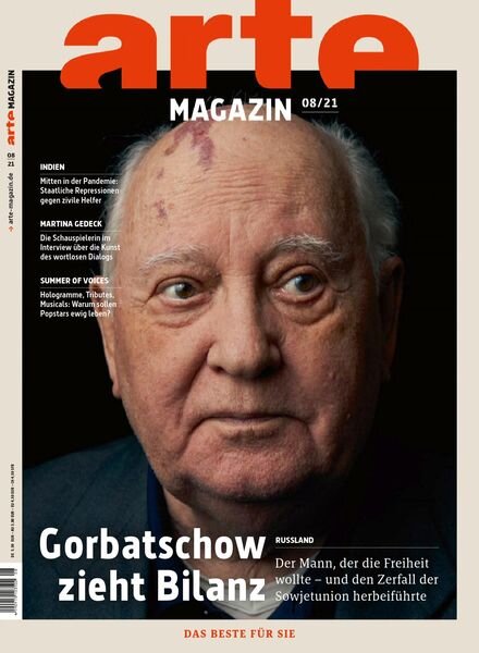 ARTE Magazin – August 2021 Cover