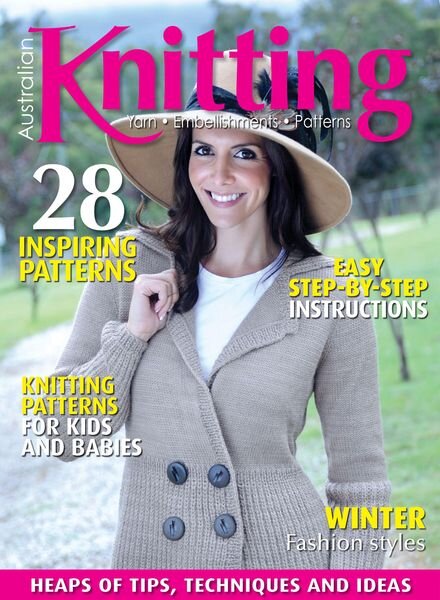Australian Knitting – July 2021 Cover