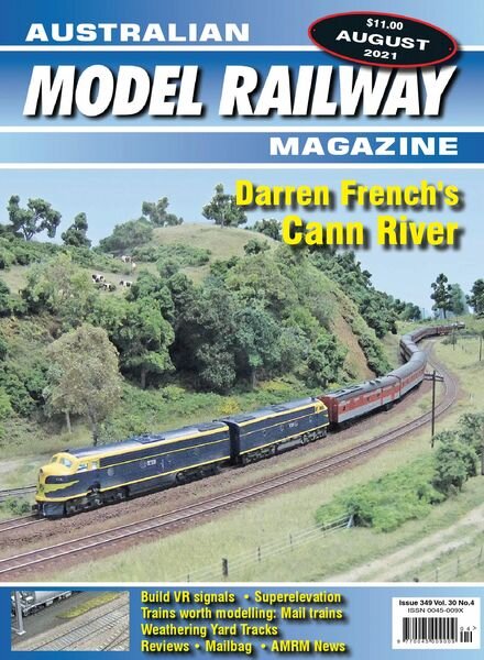 Australian Model Railway Magazine – August 2021 Cover