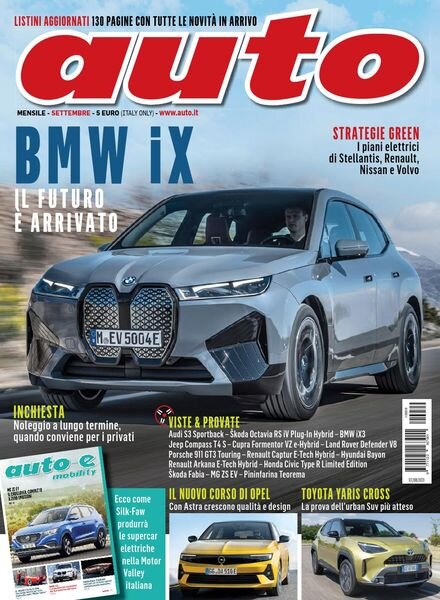 Auto – Settembre 2021 Cover