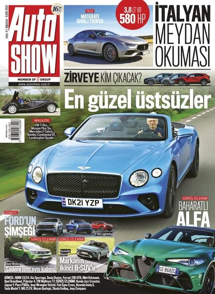 Auto Show – 04 Agustos 2021 Cover