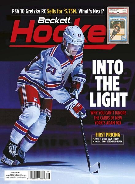 Beckett Hockey – August 2021 Cover