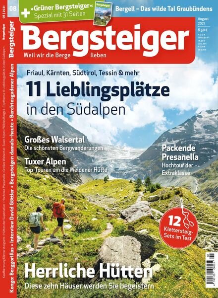 Bergsteiger – August 2021 Cover