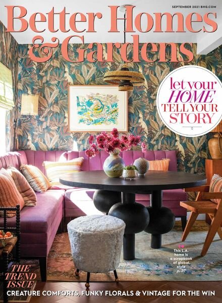 Better Homes & Gardens USA – September 2021 Cover