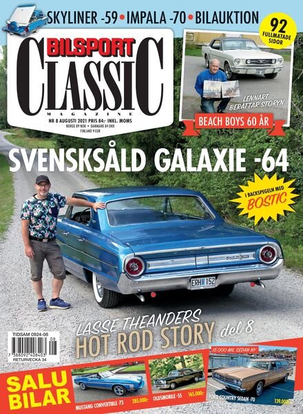 Bilsport Classic – juli 2021 Cover