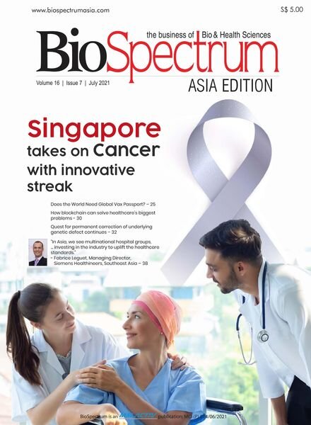 BioSpectrum Asia – July 2021 Cover