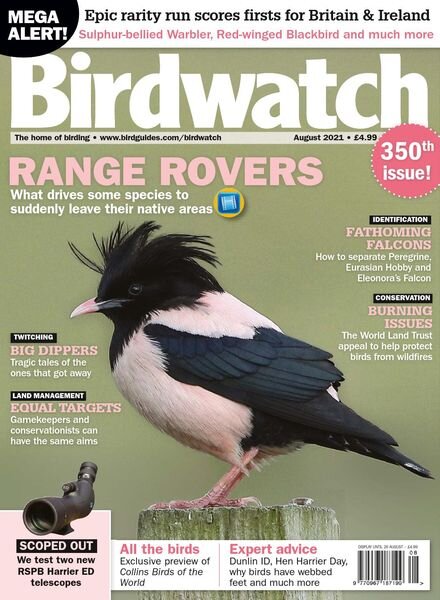 Birdwatch UK – August 2021 Cover