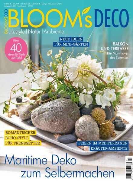 Bloom’s Deco – Juli-August 2021 Cover