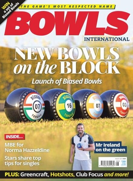 Bowls International – August 2021 Cover
