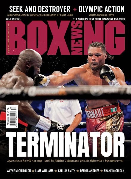 Boxing News – July 29, 2021 Cover