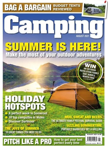 Camping – August 2021 Cover