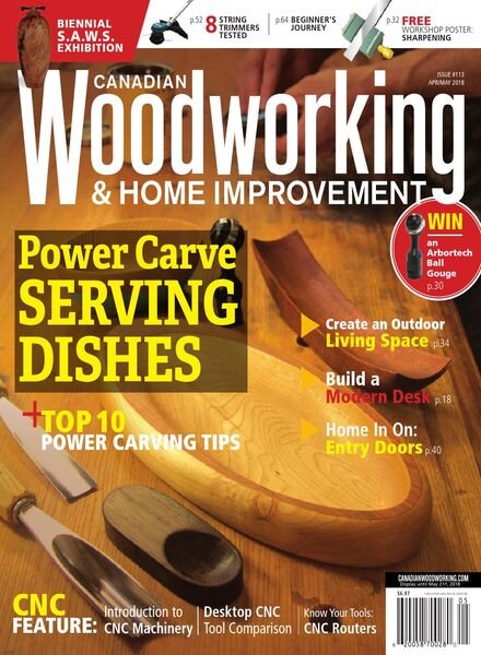 Canadian Woodworking – April May 2018 Cover