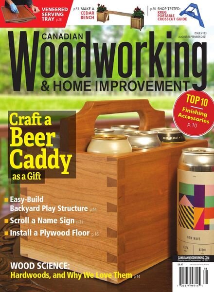 Canadian Woodworking – August-September 2021 Cover