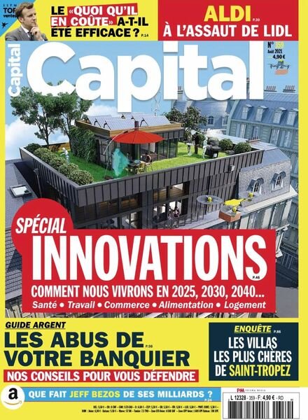 Capital France – Aout 2021 Cover