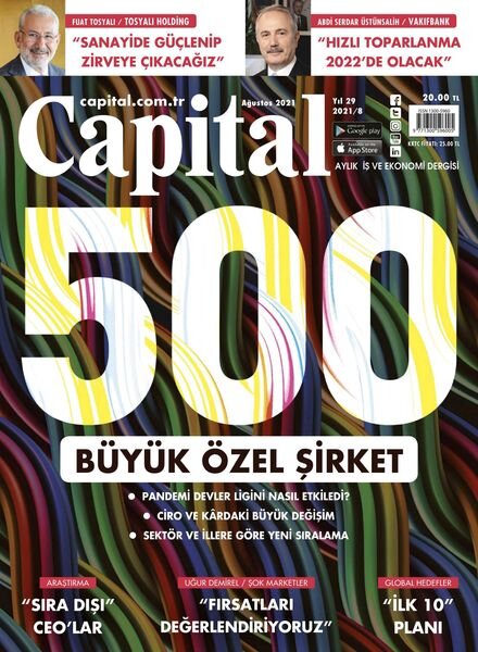 Capital Turkish – Agustos 2021 Cover