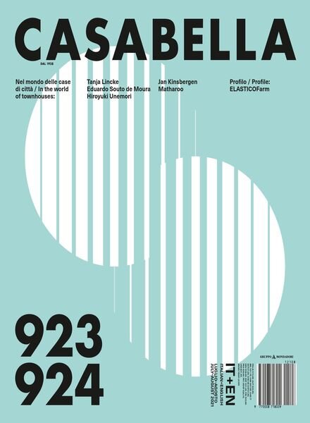 Casabella – Luglio-Agosto 2021 Cover