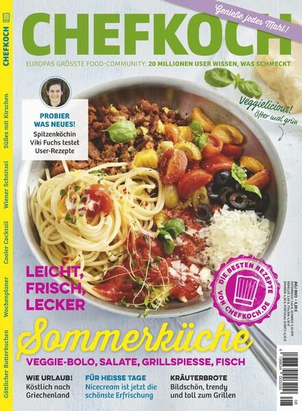 Chefkoch – Juli 2021 Cover