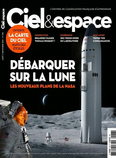 Ciel & Espace – Aout-Septembre 2021 Cover