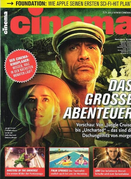 Cinema Germany – Juli 2021 Cover