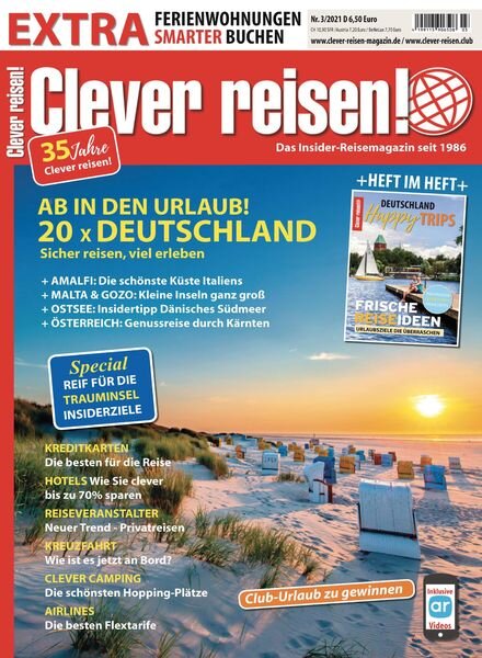 Clever Reisen – August 2021 Cover