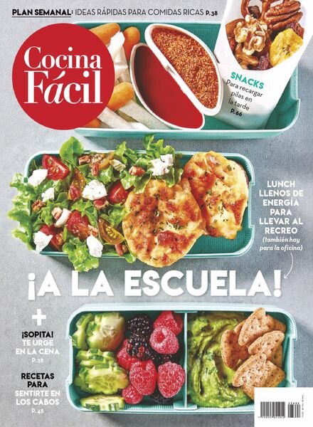 Cocina Facil – agosto 2021 Cover