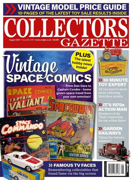 Collectors Gazette – August 2021 Cover