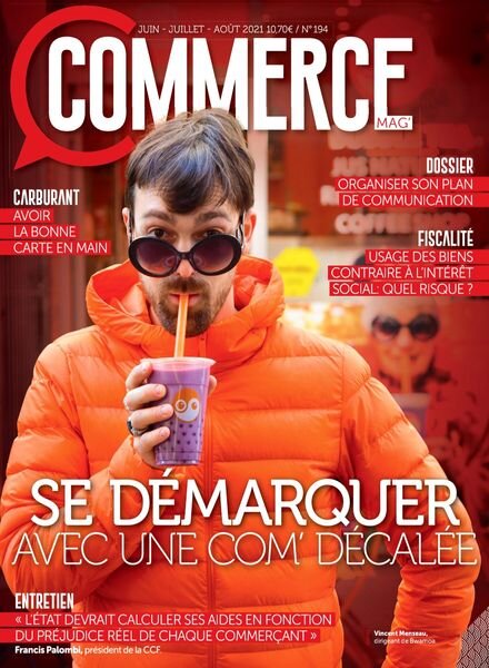 Commerce Magazine – Juin-Aout 2021 Cover